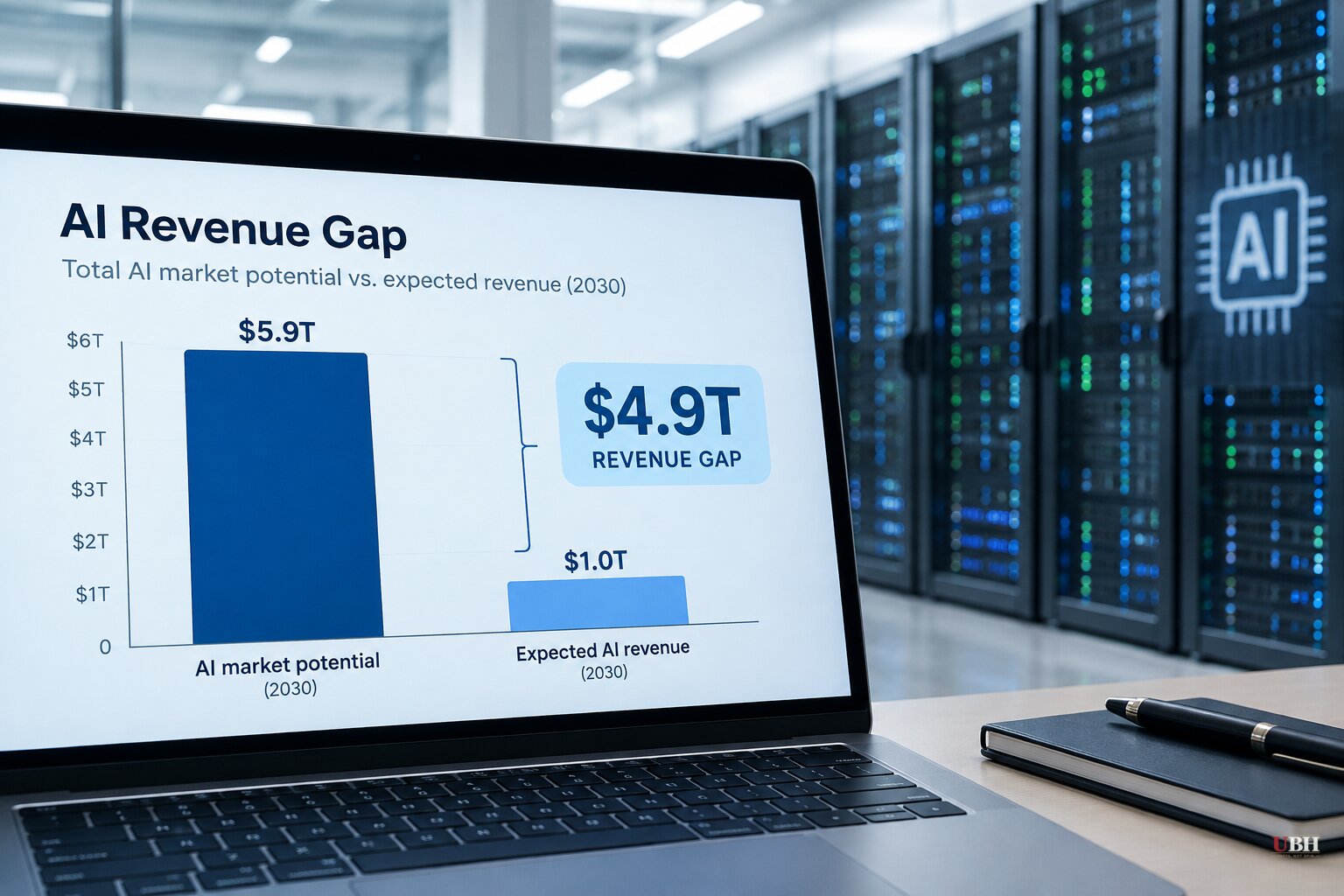 Gartner Stands by $4.9 Trillion AI Revenue Gap, Says Compute Supply Exceeds Demand