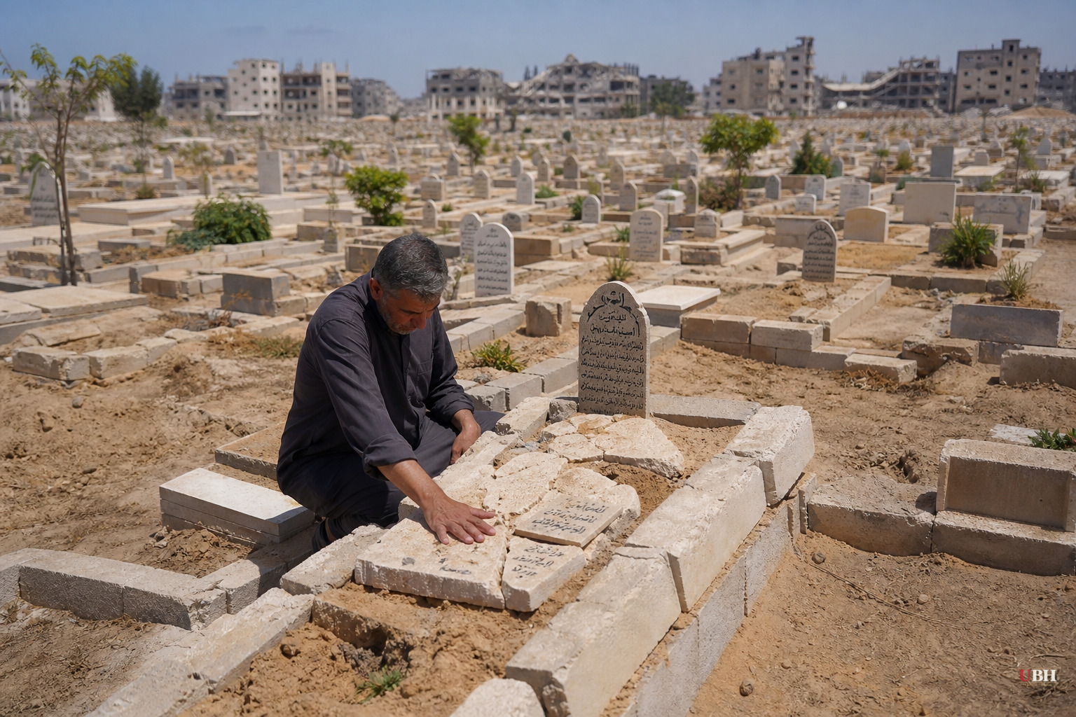 Gaza's Cemeteries Are Full: Families Now Bury Their Dead in Relatives' Graves