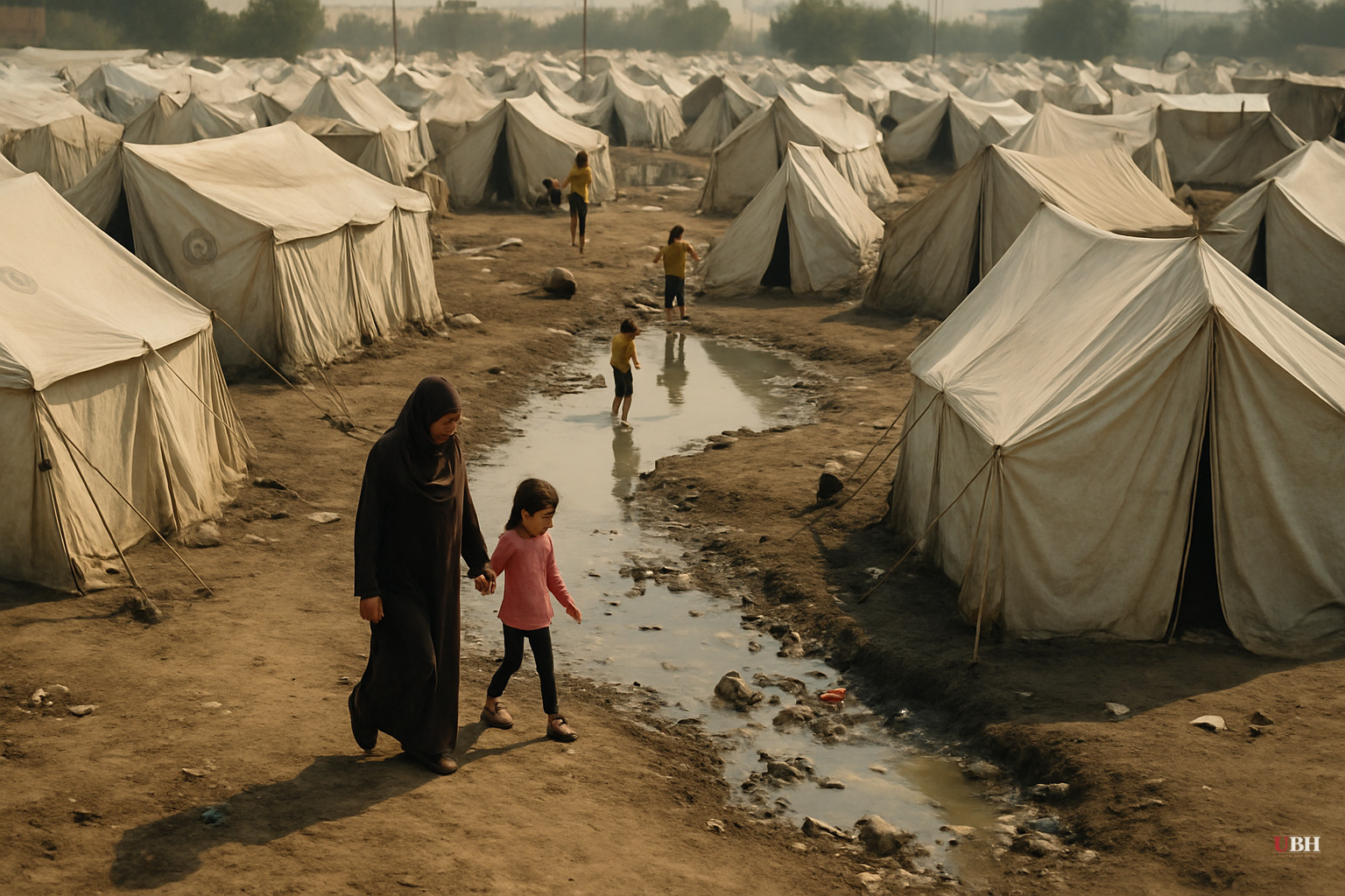 Gaza's Tent Cities Have a Sanitation Crisis That Is Making People Sick