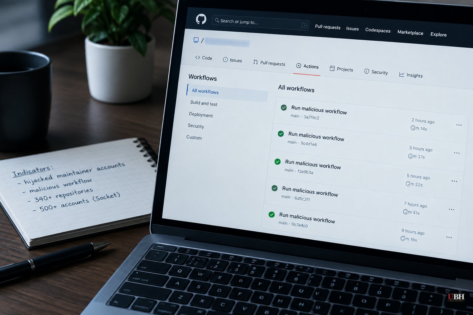 GhostAction Credential Stealer Returns: Hijacked Maintainer Accounts Push Malicious Workflow to 340-Plus GitHub Repos