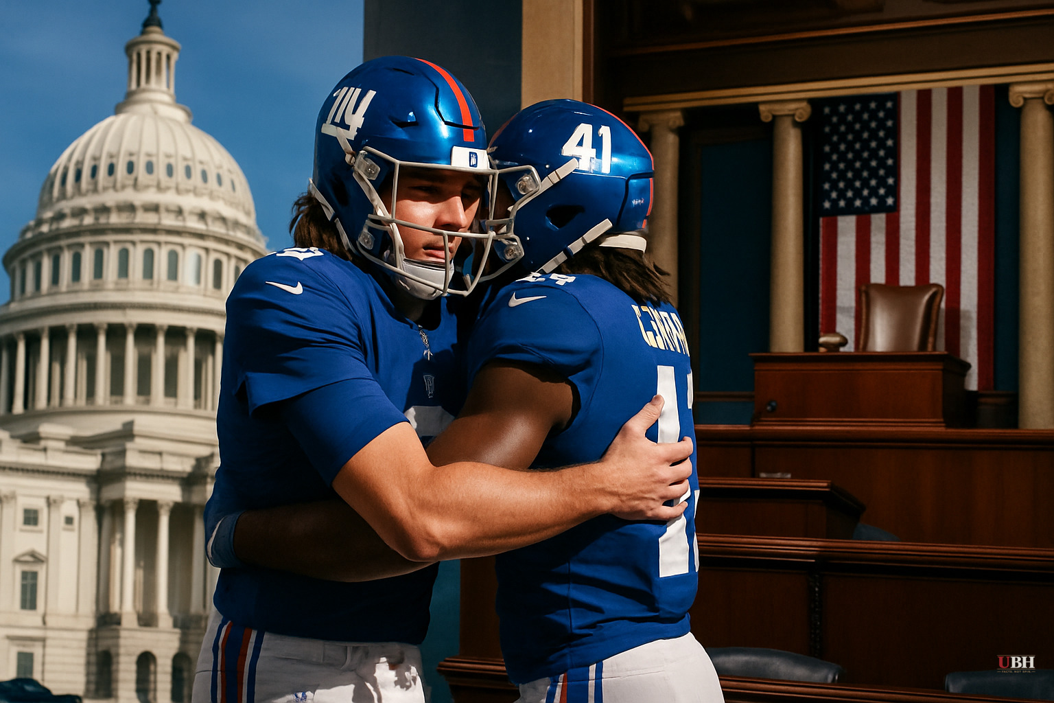 Giants QB Jaxson Dart Introduced Trump at a Rally. His Teammate Called Him Out Publicly. They Hugged It Out Anyway.