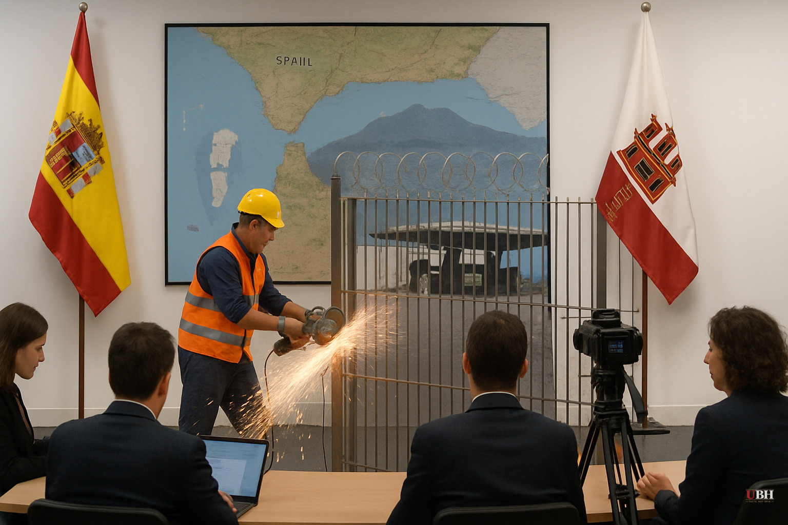 Gibraltar-Spain Border Fence Comes Down as Post-Brexit Treaty Takes Effect