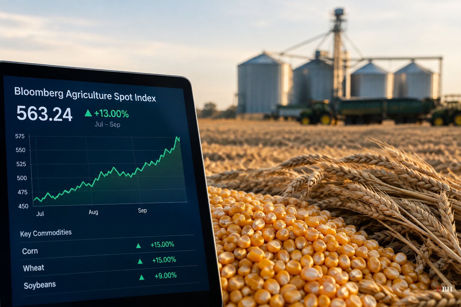 Global Crop Prices Jump 13% in Q3, Biggest Quarterly Surge Since the 2022 Ukraine Invasion