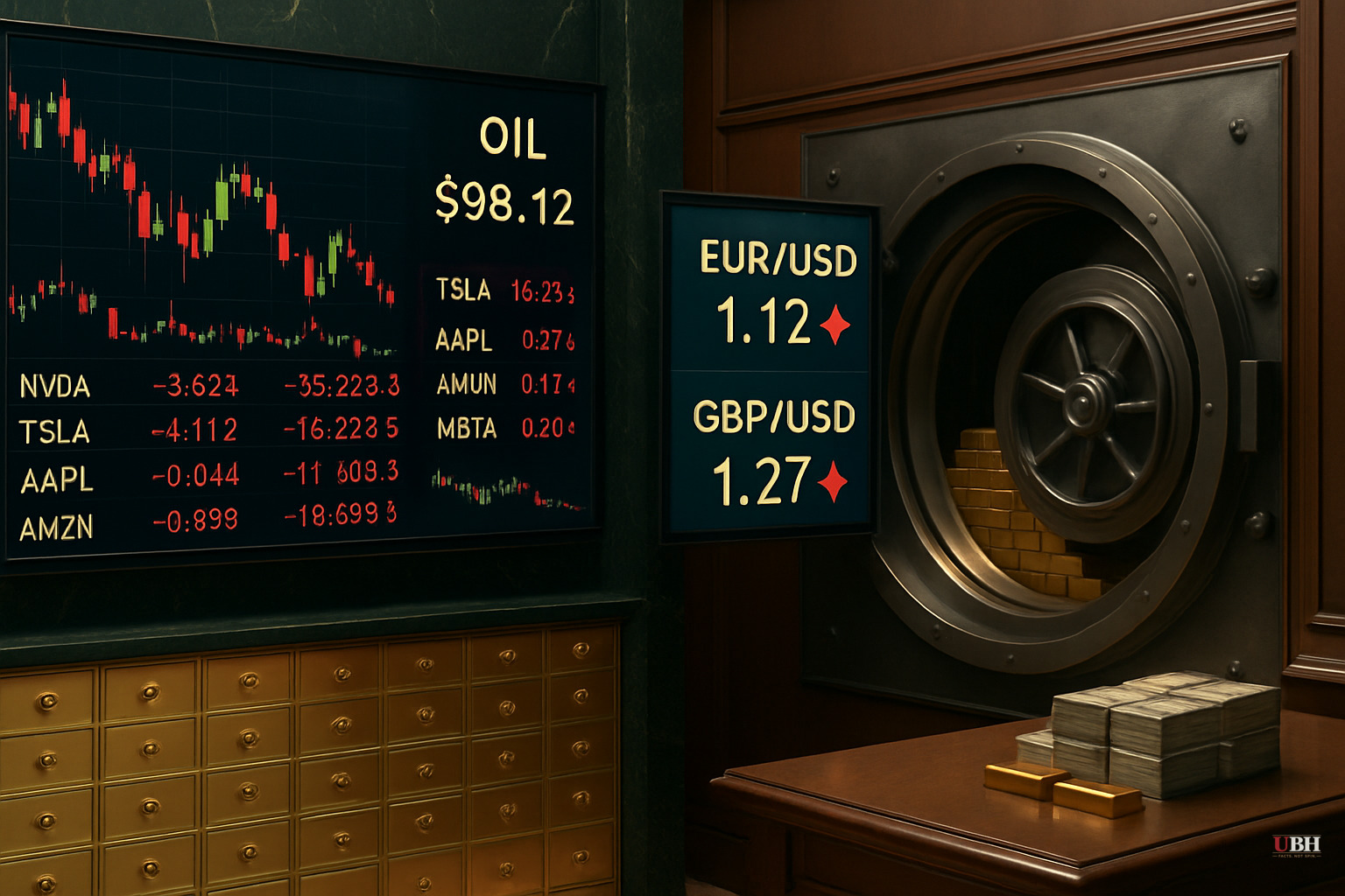 Global Markets Enter Week Two of Tech-Driven Rout: $1.8 Trillion Gone, Oil at $98, and Rate Hike Bets Mount