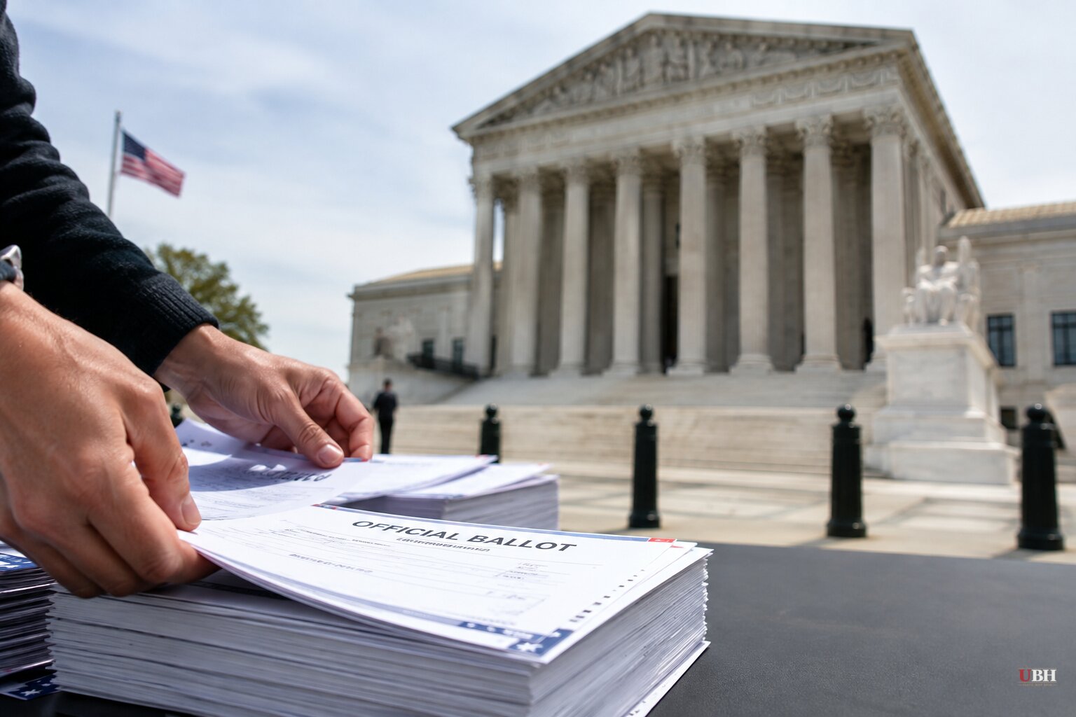 Global Report Says U.S. Democracy Hit a 50-Year Low. The Supreme Court Blocked Trump on Voting Rules the Same Day.