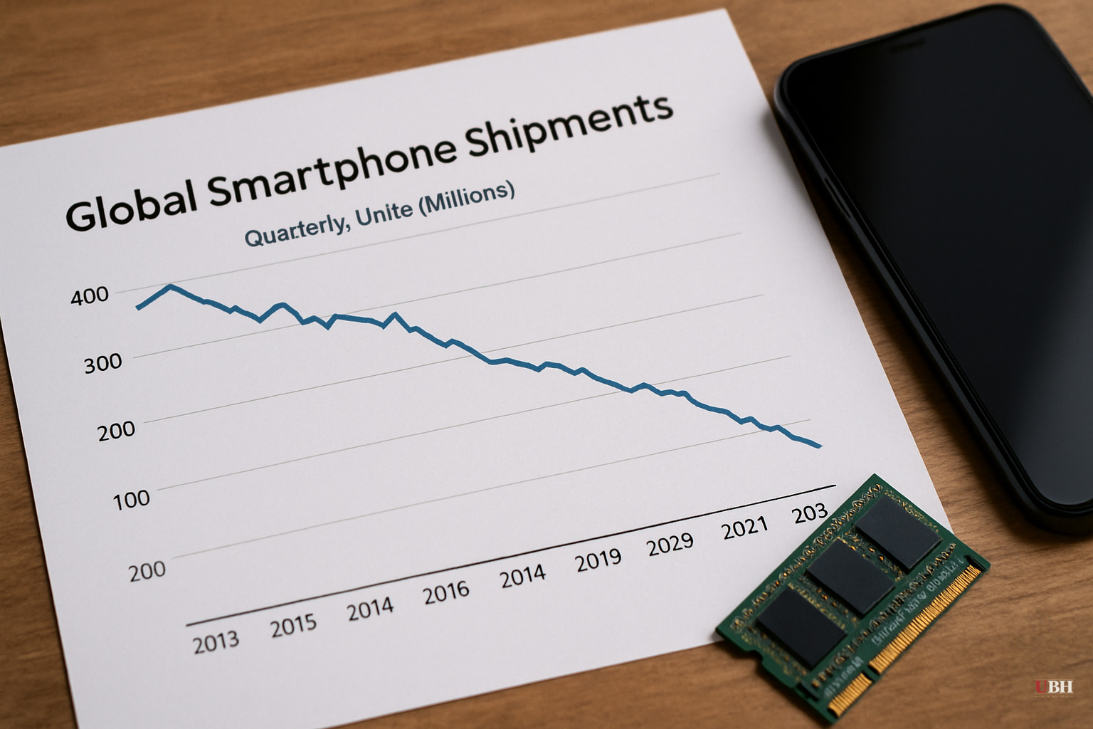 Global Smartphone Shipments Hit Lowest Q2 Level Since 2013 as Memory Chip Prices Spike