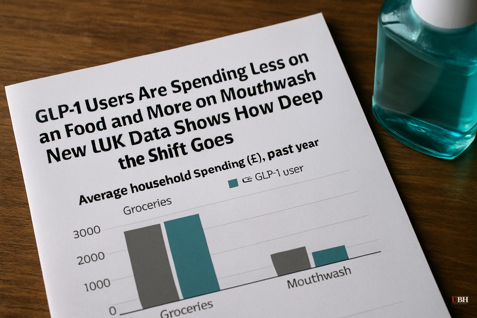 GLP-1 Users Are Spending Less on Food and More on Mouthwash. New UK Data Shows How Deep the Shift Goes.