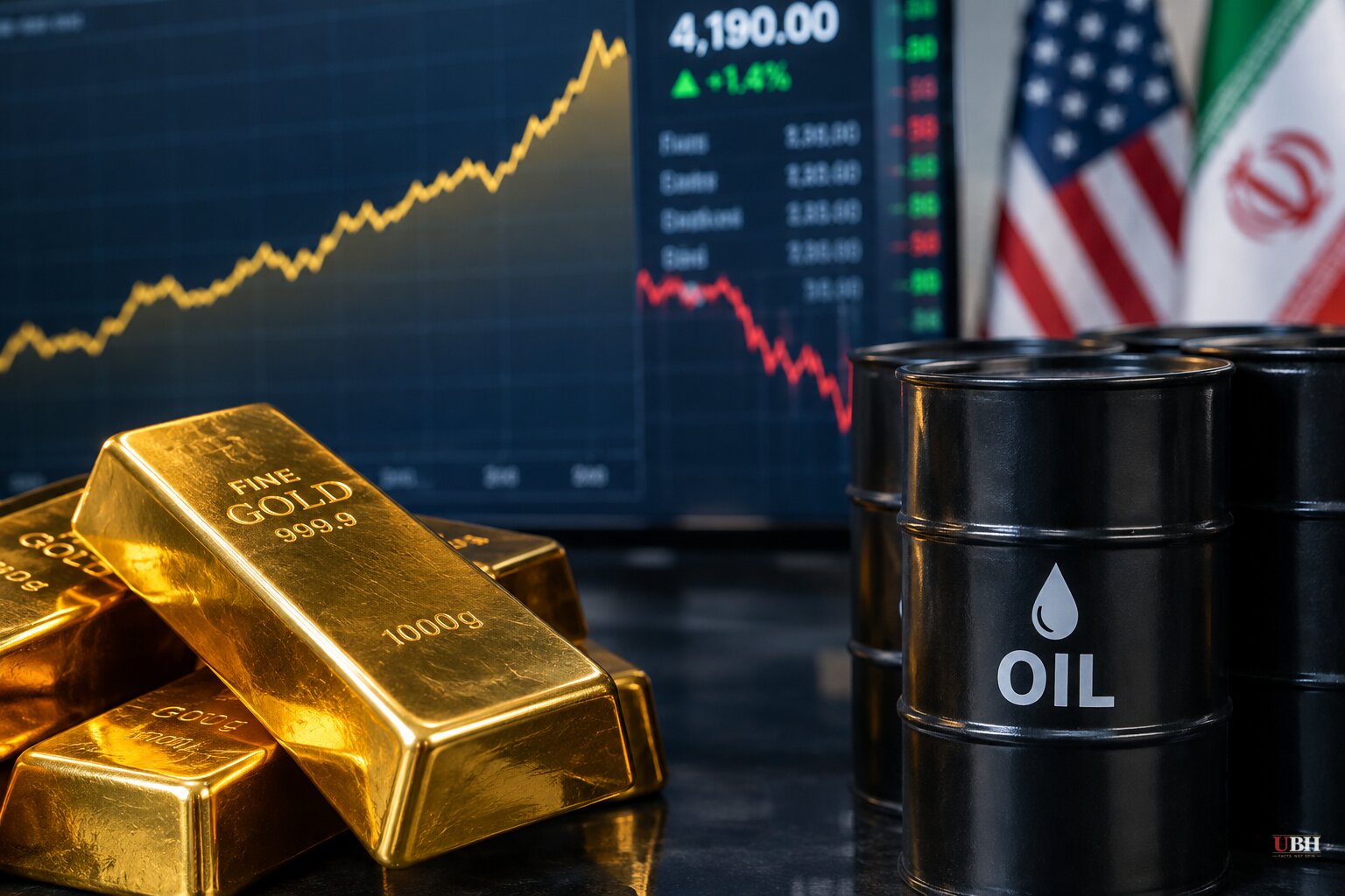 Gold Rises 1.4% Friday as Oil Slips After Trump Says No Iran Strike Before Midterms