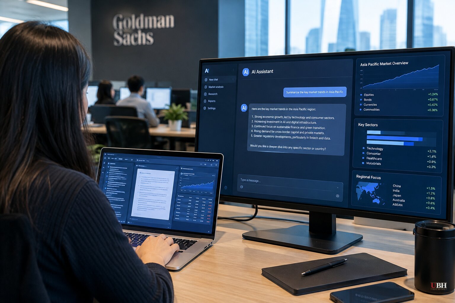 Goldman Sachs Executive Says New Hires Manage AI Agents From Day One, Middle Managers' Future Unknown