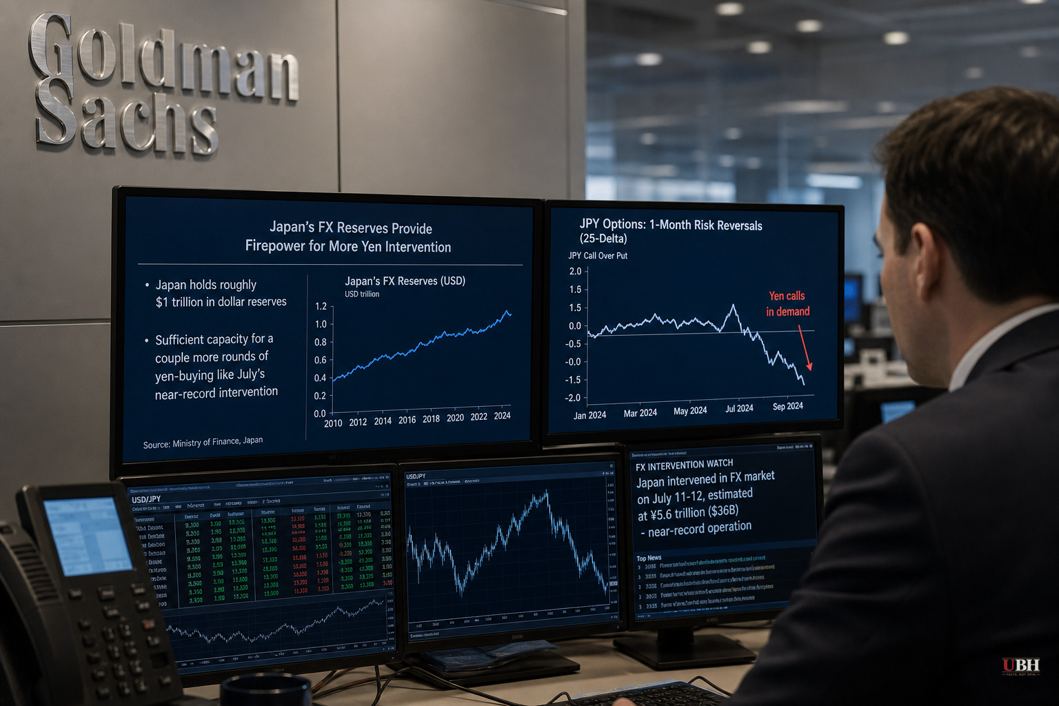Goldman Sachs: Japan Has Enough Reserves for a Couple More Yen Interventions