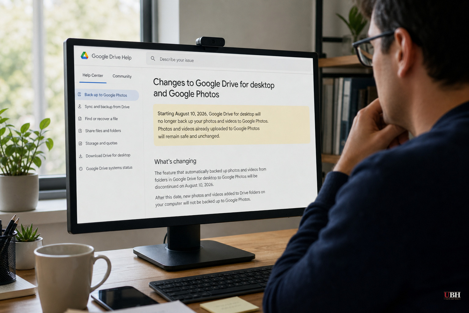 Google Drive Desktop Stops Backing Up Photos to Google Photos as of August 10, 2026