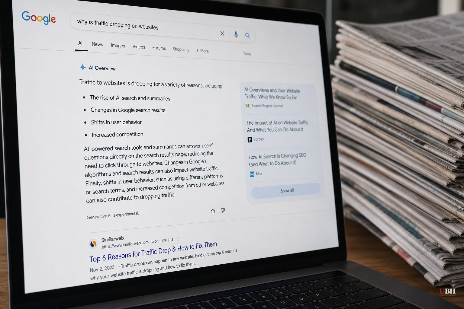 Google's Traffic Deal With Websites Is Breaking Down as AI Answers Replace Clicks