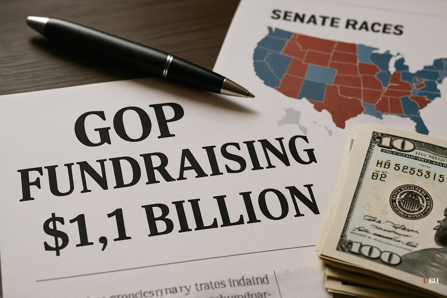 GOP Committees Report $1.1 Billion Raised, But Democrats Lead in Key Senate Races