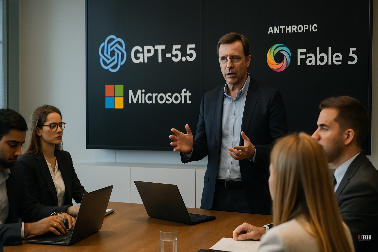 GPT-5.5 Beats Claude Fable 5 on New Real-World Benchmark, Microsoft Blocks Fable 5 Internally Over Data Rules, and a $1,500 Foundation Model Threatens the Entire AI Cost Narrative