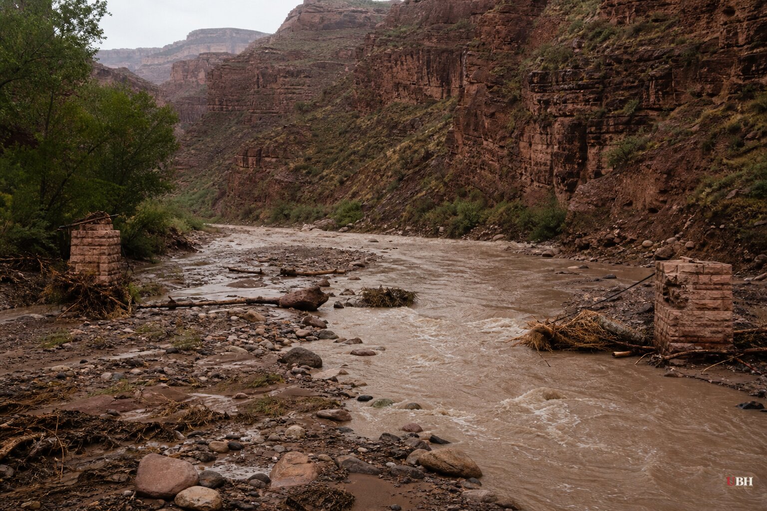 Grand Canyon Flash Flood Destroys Footbridges, Leaves Up to 20 Unaccounted For