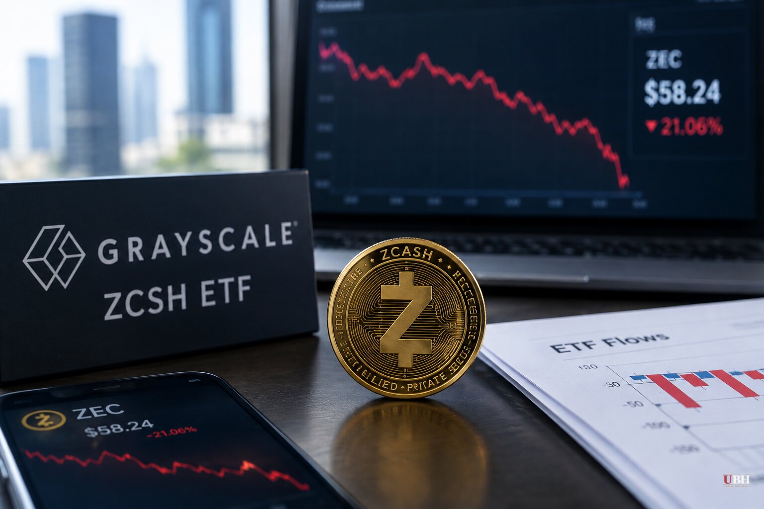 Grayscale's Zcash ETF Bleeds $93.56 Million in a Week as Token Falls 21% From Its Peak
