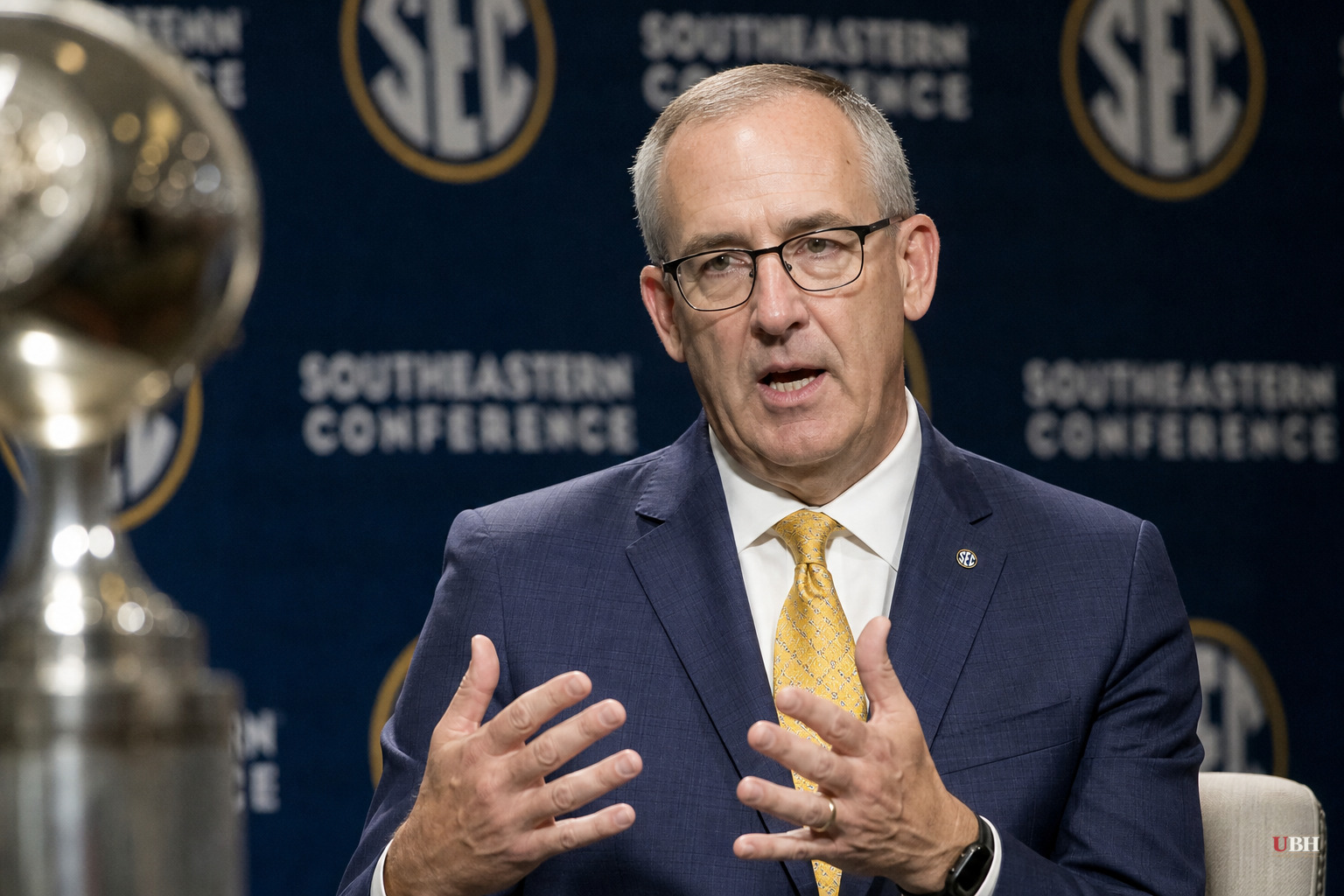 Greg Sankey Says CFP Talks Were 'Unsatisfactory,' Rejects 24-Team Playoff at SEC Media Days