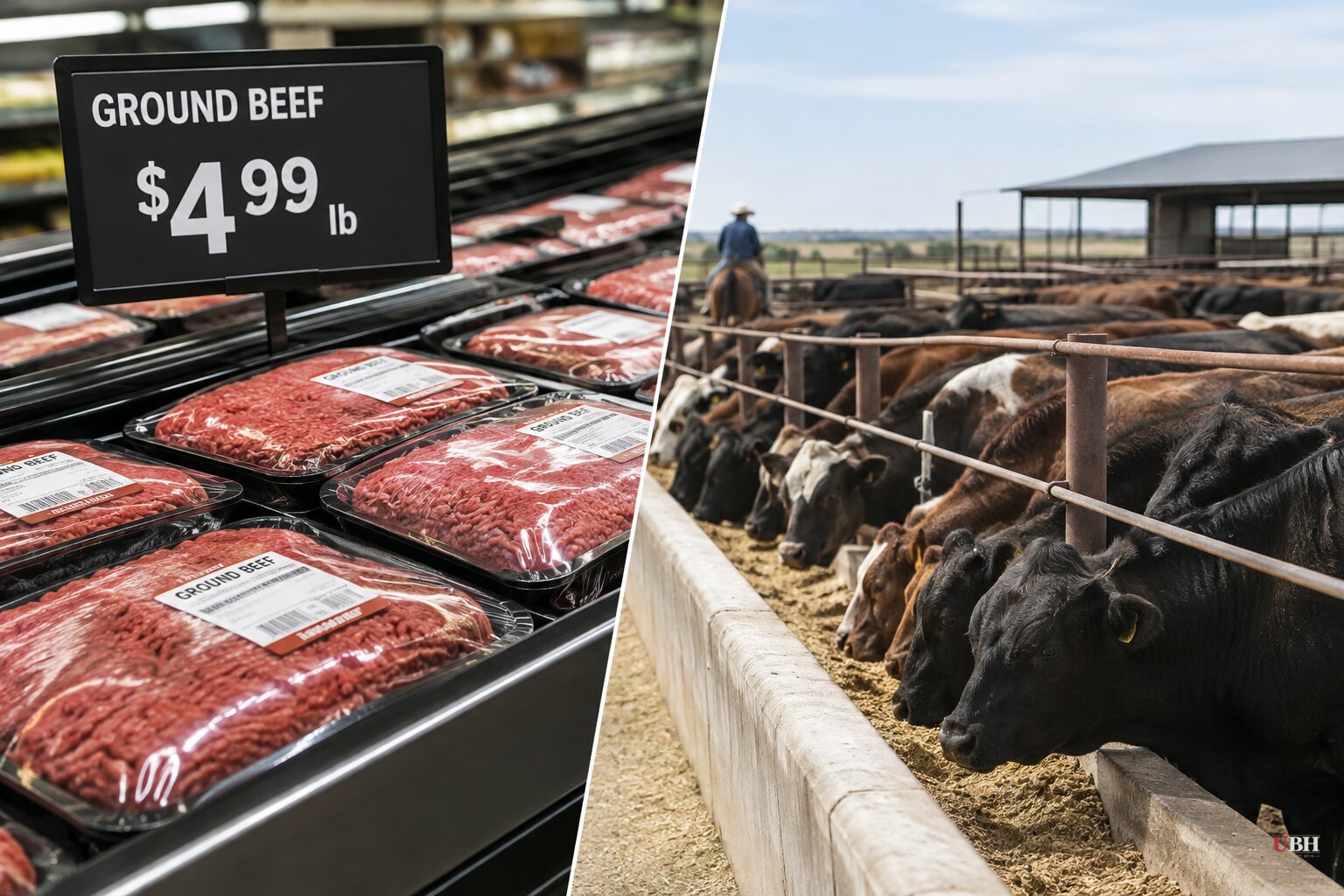 Ground Beef Down Under 2% in 30 Days After Trump Expanded Imports, While Cull Cow Prices Fell Up to 13.9%, Farm Action Says
