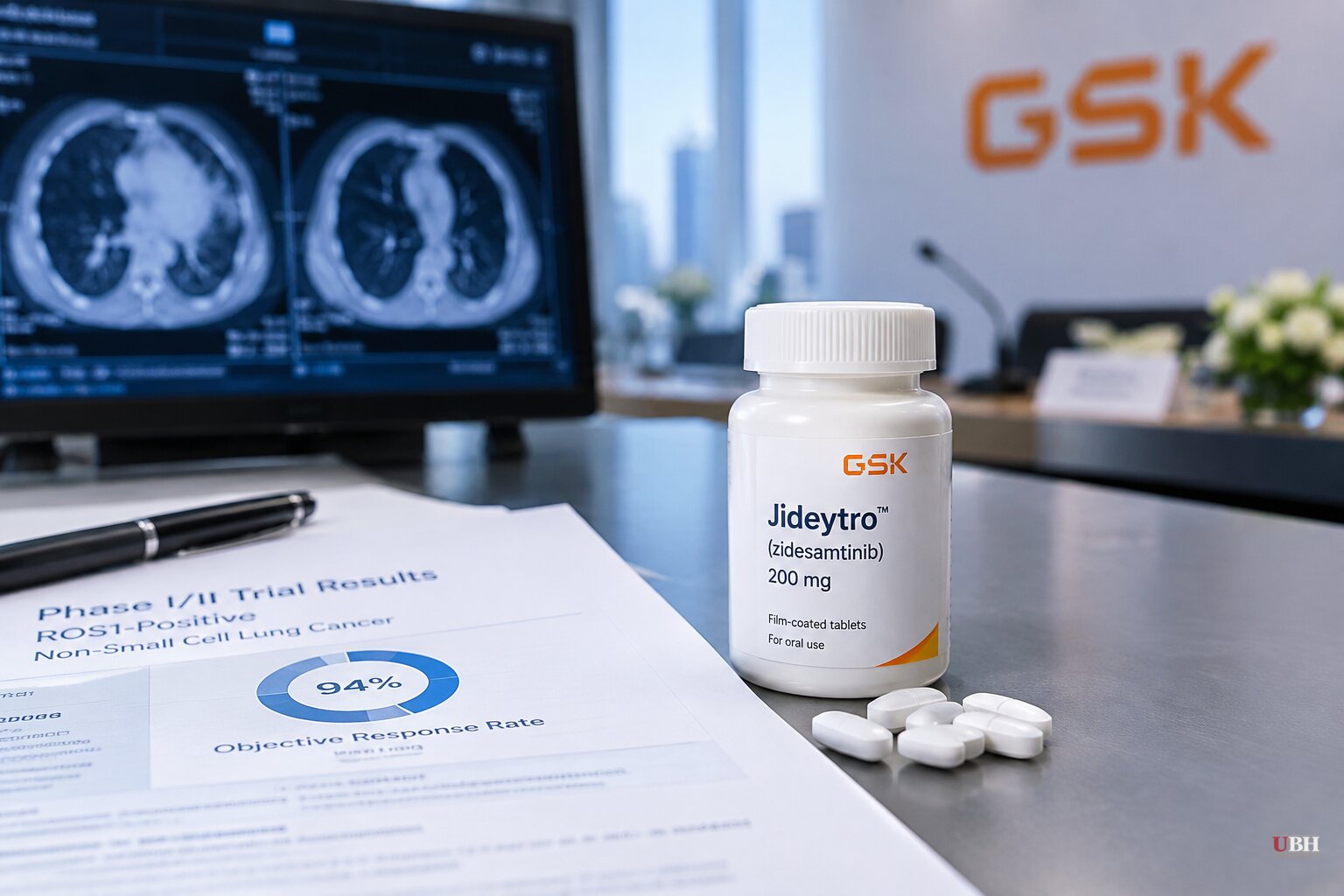 GSK's Lung Cancer Drug Jideytro Posts 94% Response Rate in Trial, Company Preps Bid to Expand FDA Approval