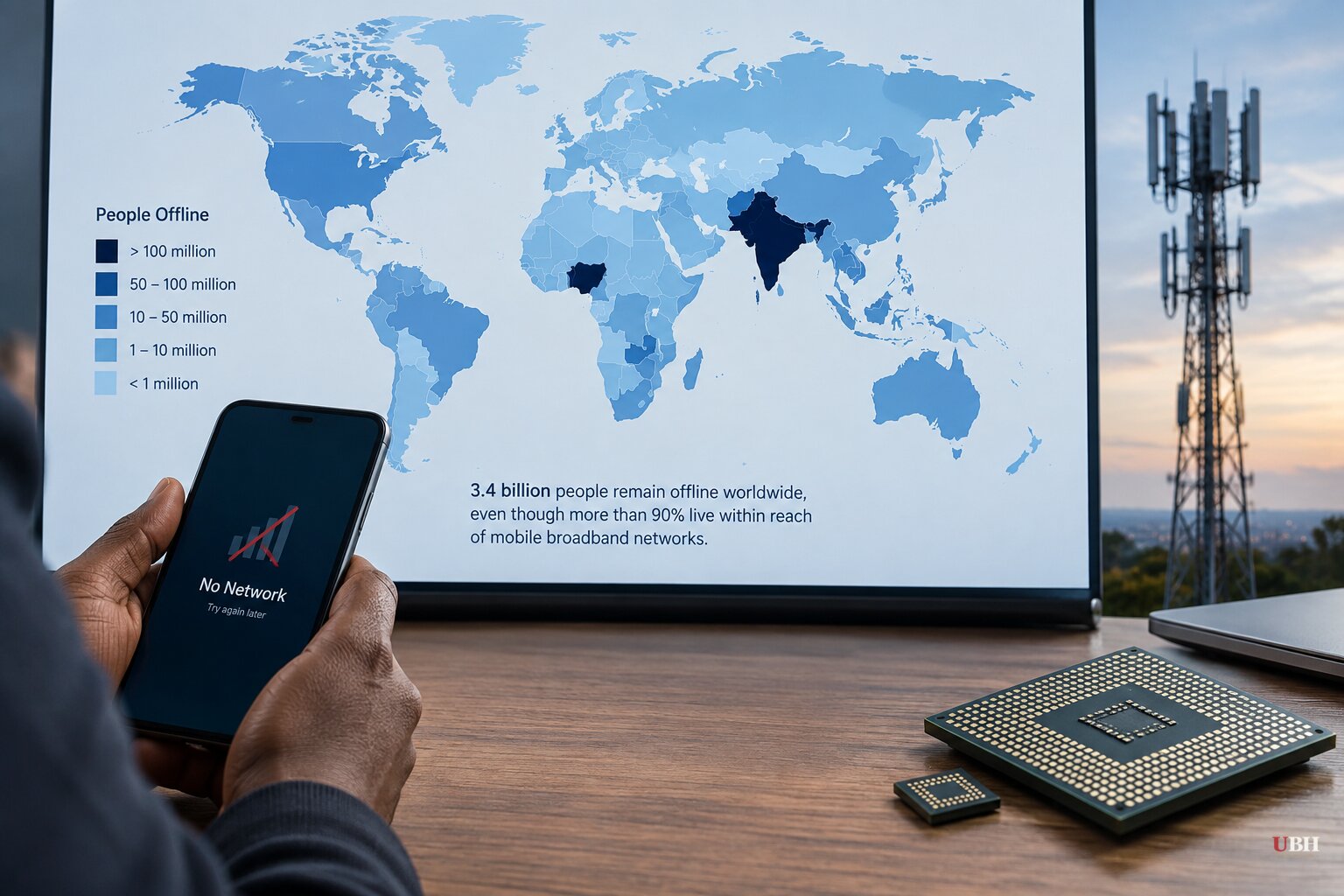 GSMA Report: 3.4 Billion People Still Offline as AI Chip Demand Competes for Smartphone Supply