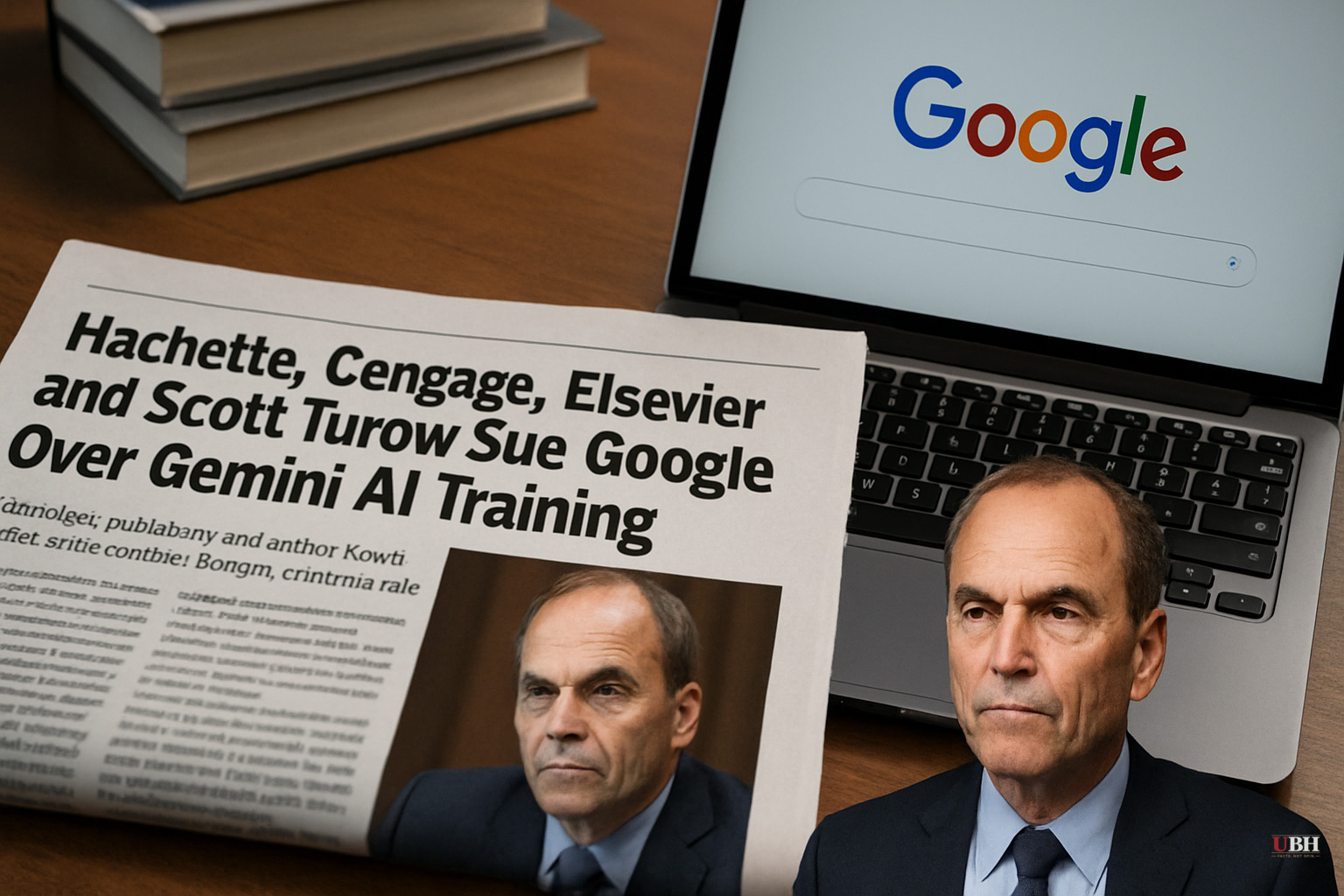 Hachette, Cengage, Elsevier and Scott Turow Sue Google Over Gemini AI Training