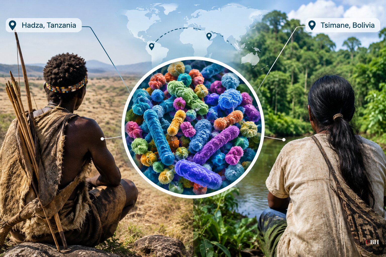 Hadza and Tsimane Gut Microbiomes Share About 1,200 Bacterial Species, Nature Study Finds