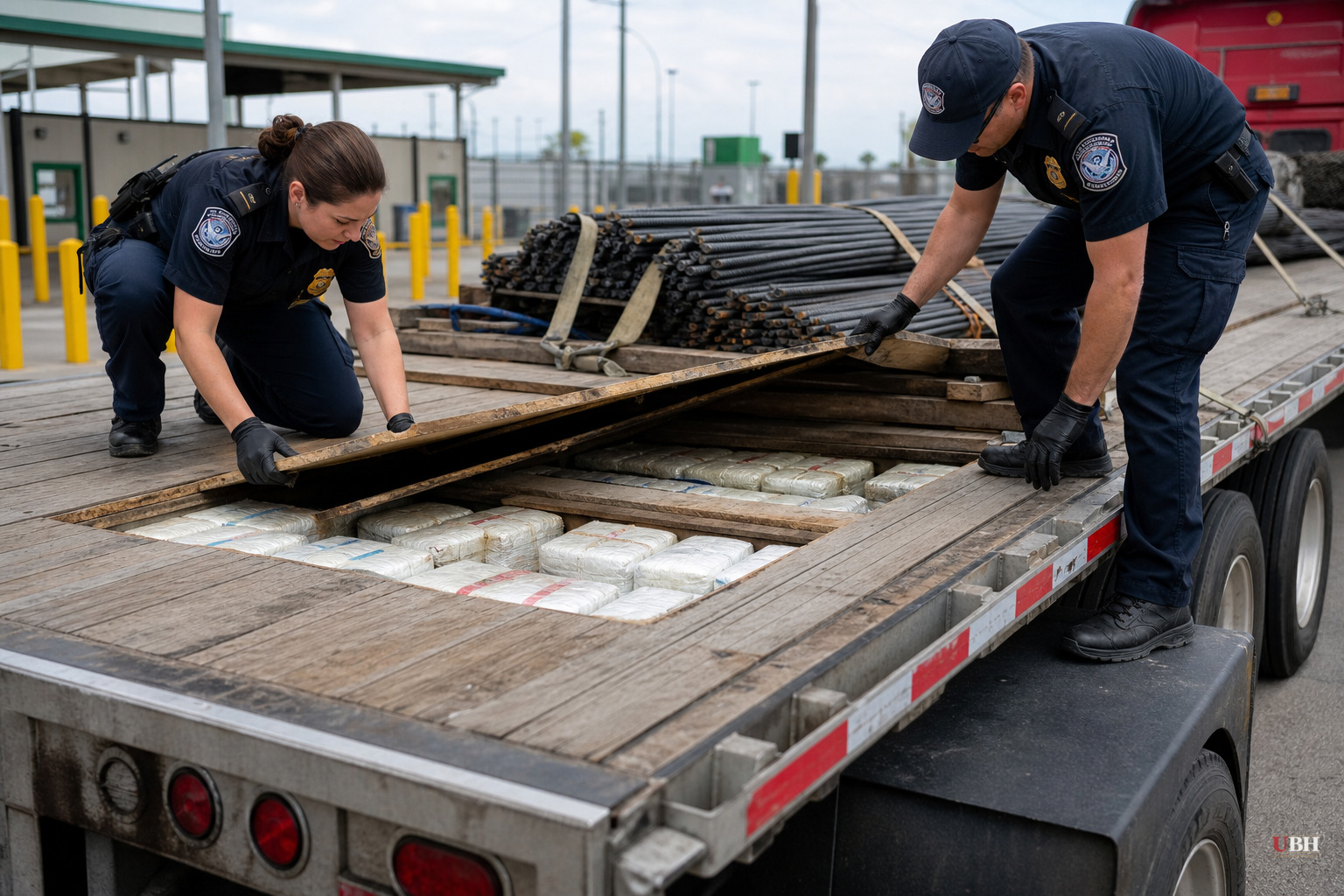 Half a Ton of Cocaine Found Under Trailer Floorboards at Calexico Port of Entry
