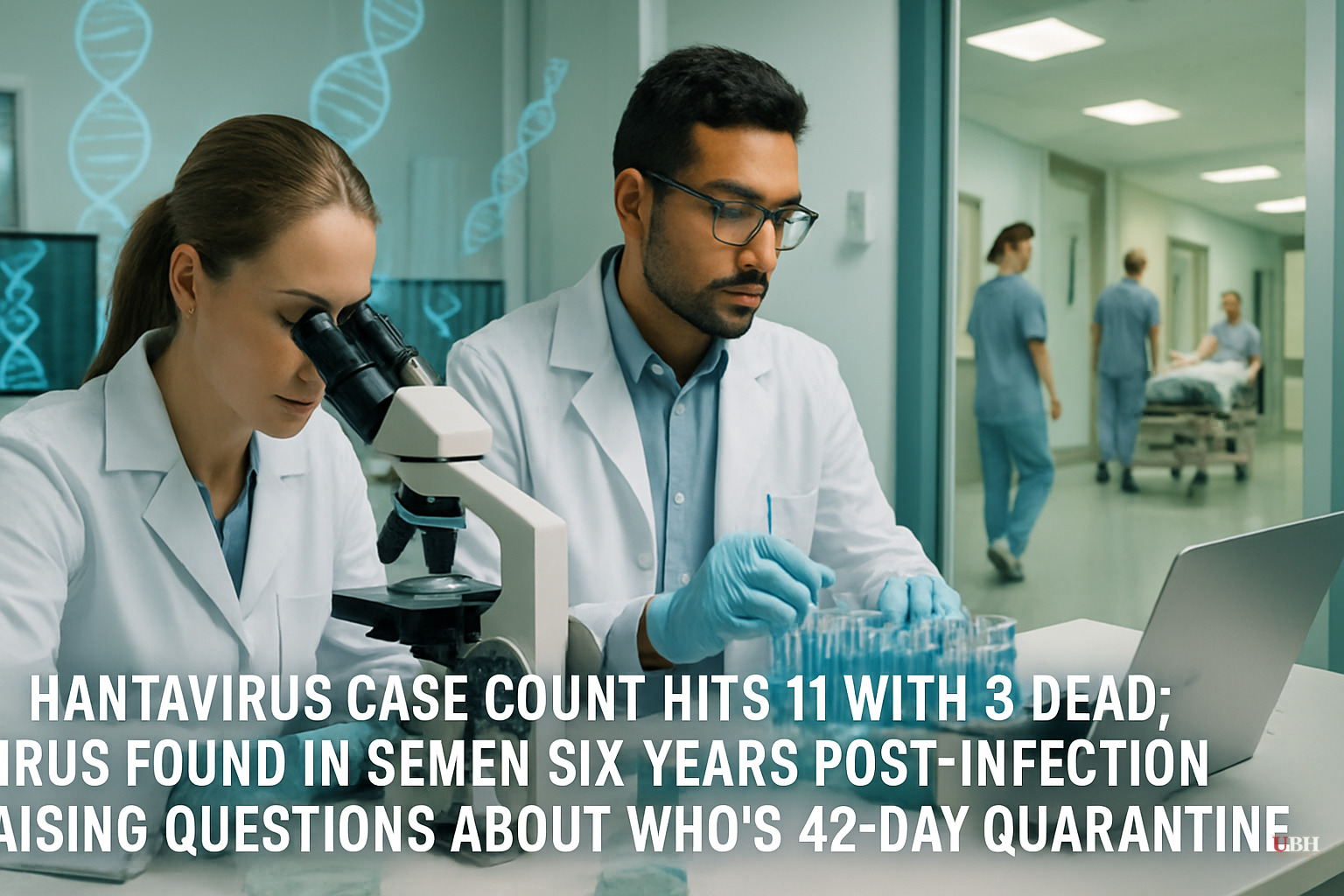 Hantavirus Case Count Hits 11 With 3 Dead; Virus Found in Semen Six Years Post-Infection, Raising Questions About WHO's 42-Day Quarantine