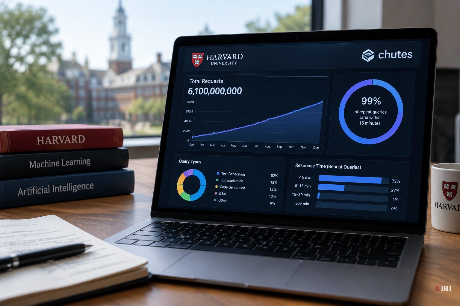 Harvard and Crypto AI Platform Chutes Release 6.1 Billion-Request Dataset, Find 99% of Repeat Queries Land Within 15 Minutes