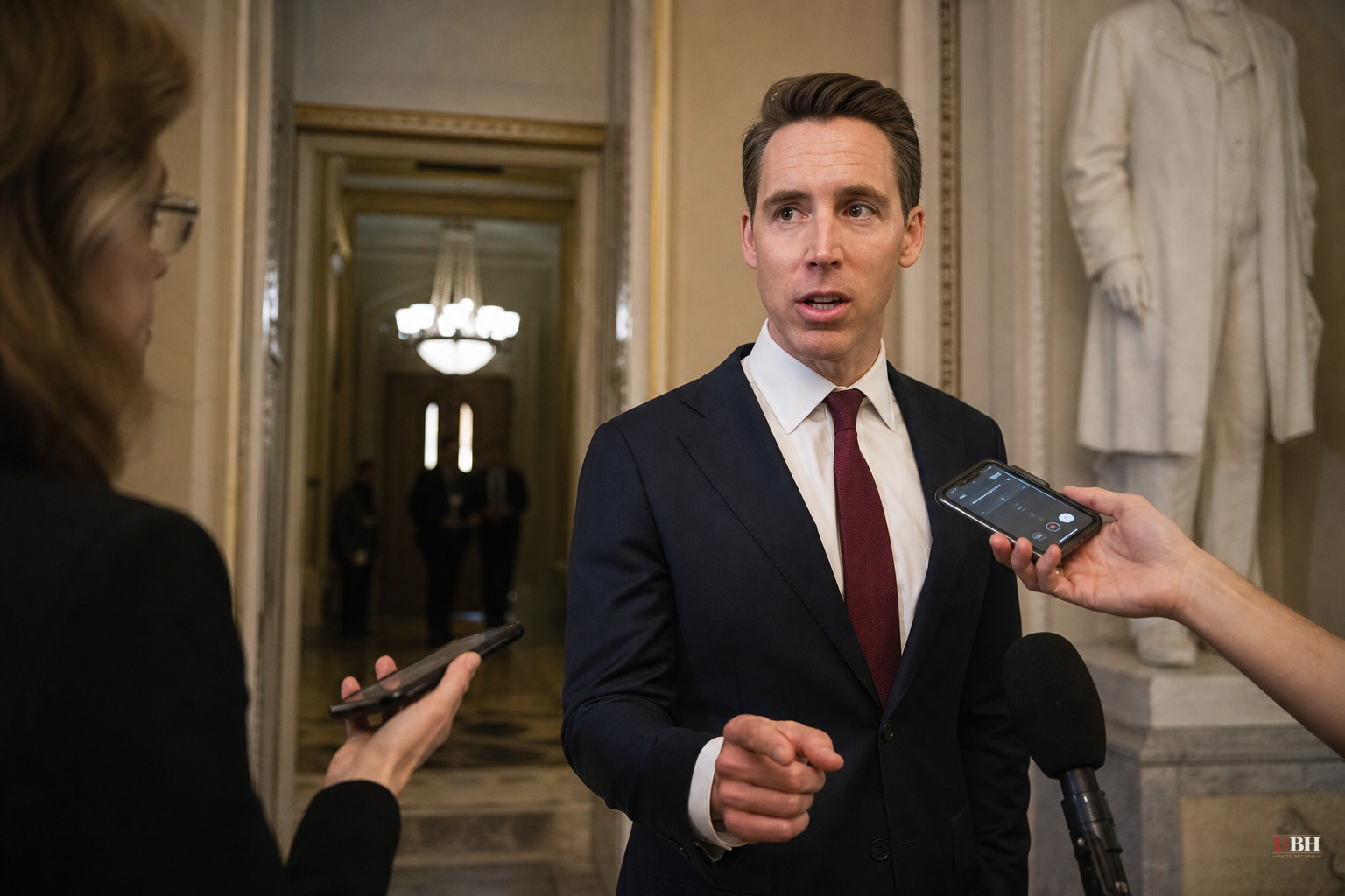 Hawley Breaks With GOP Leadership, Says McConnell's Silence Is Costing the Senate Votes