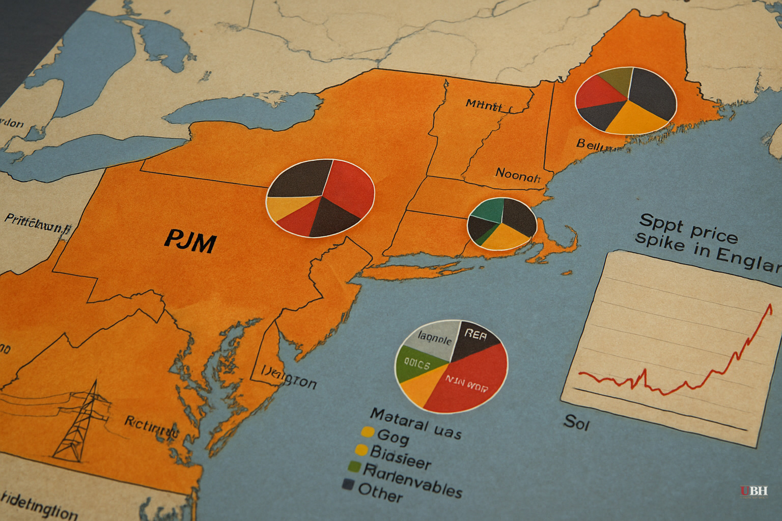 Heat Dome Day Two: PJM Grid Hits 158 GW, Spot Prices Spike 243% in New England, and the Fuel Mix Tells the Real Story