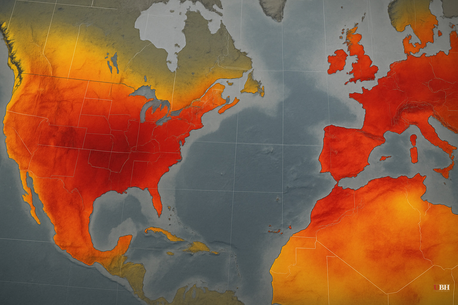 Heat Dome Parks Over Eastern U.S. as Europe's Death Toll From the Same Pattern Climbs Past 1,300
