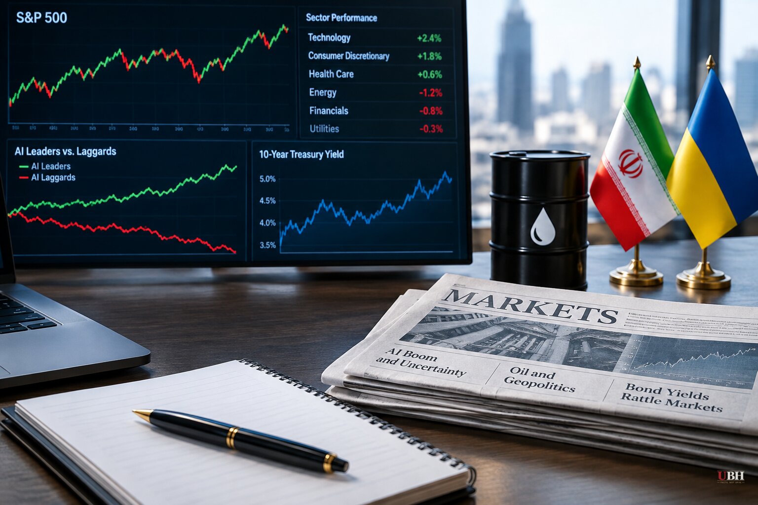 Hedge Funds Bet Big on Stock Divergence as AI Hype, Oil Wars, and Bond Yields Split the Market