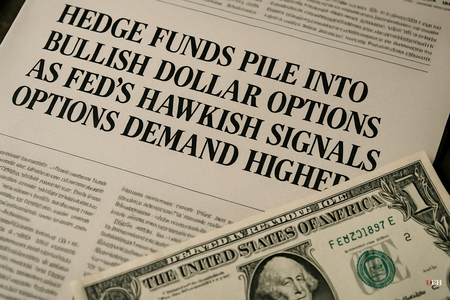 Hedge Funds Pile Into Bullish Dollar Options as Fed's Hawkish Signals Drive Options Demand Higher