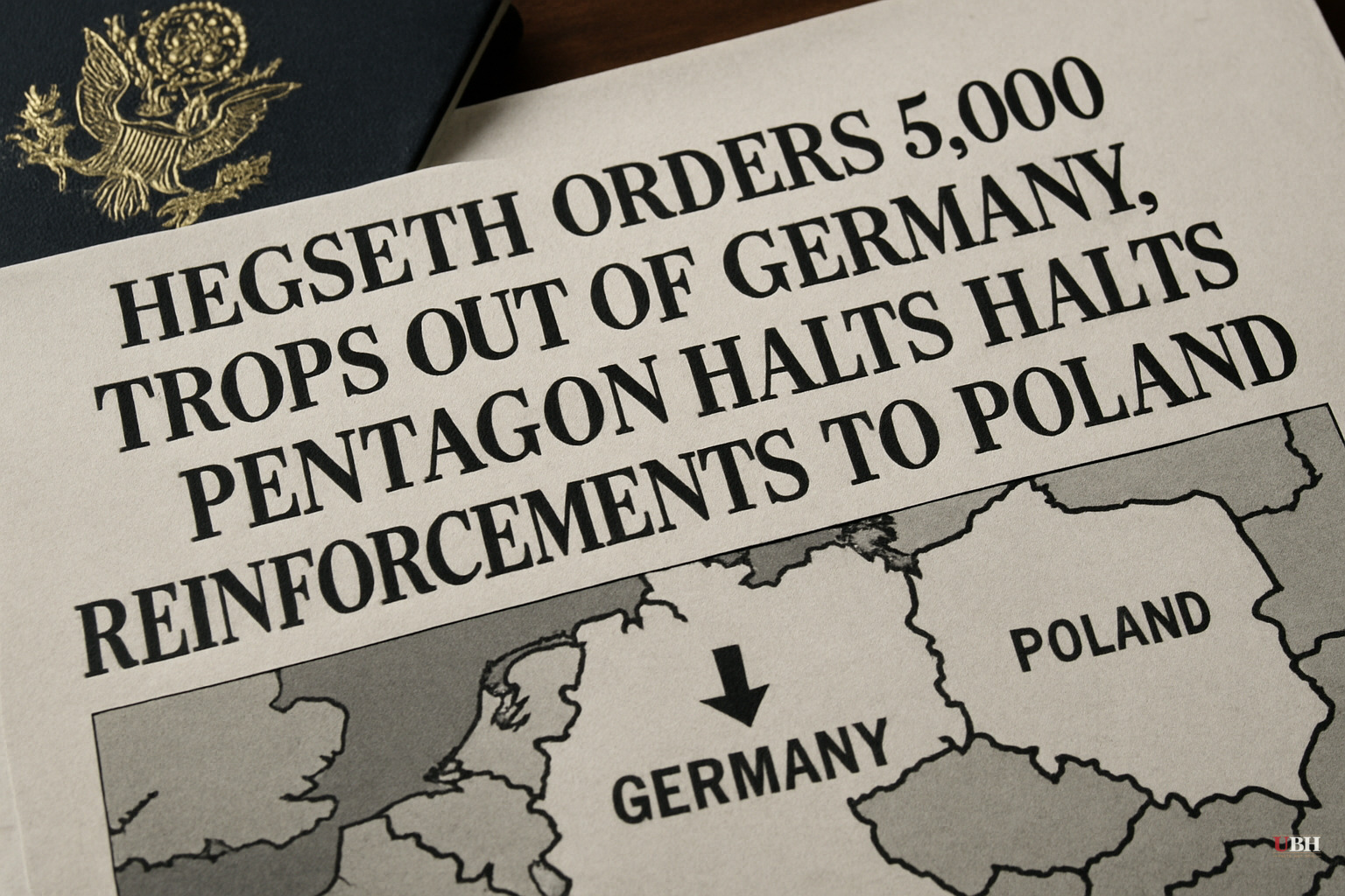 Hegseth Orders 5,000 U.S. Troops Out of Germany, Pentagon Halts Reinforcements to Poland
