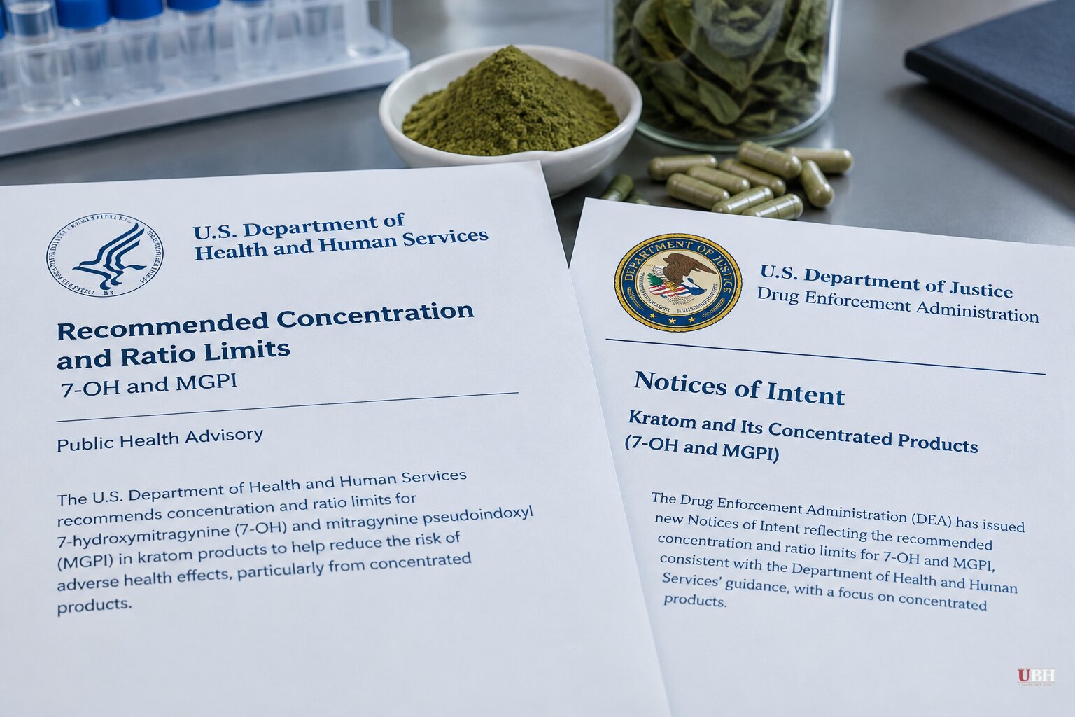 HHS Sets 1 mg/g Threshold for 7-OH as DEA Issues New Kratom Notices of Intent