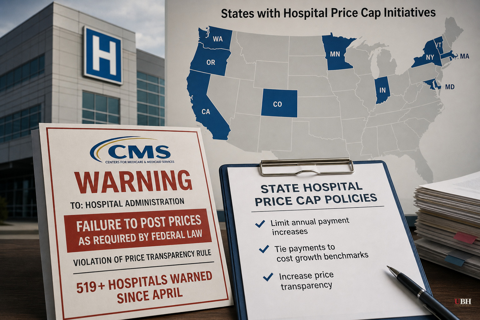 Hospitals Hide Prices, States Cap Them: Two Different Fixes for the Same Problem