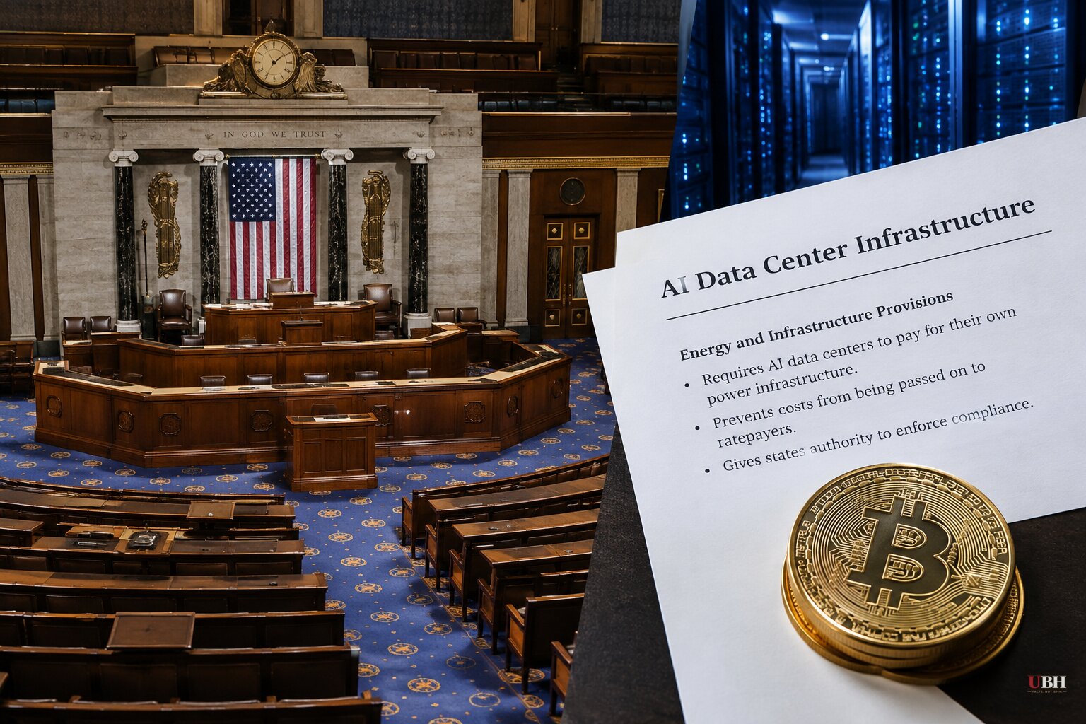 House Passes AI Data Center Utility Bill 417-3, Bitcoin Reserve Bill Clears Committee 28-21
