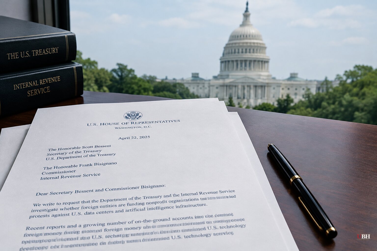 House Republicans Ask Treasury and IRS to Probe Foreign Money Behind Anti-Data-Center Protests