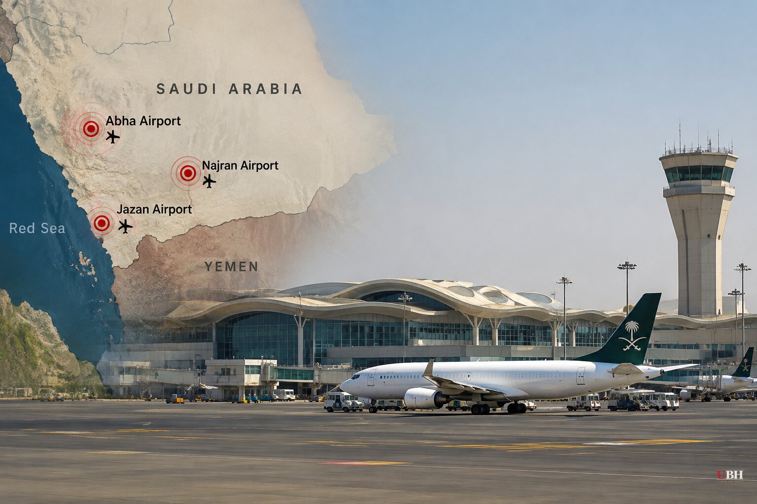 Houthis Hit Four Saudi Airports in 48 Hours, Saudi Aviation Authority Confirms Three Wounded