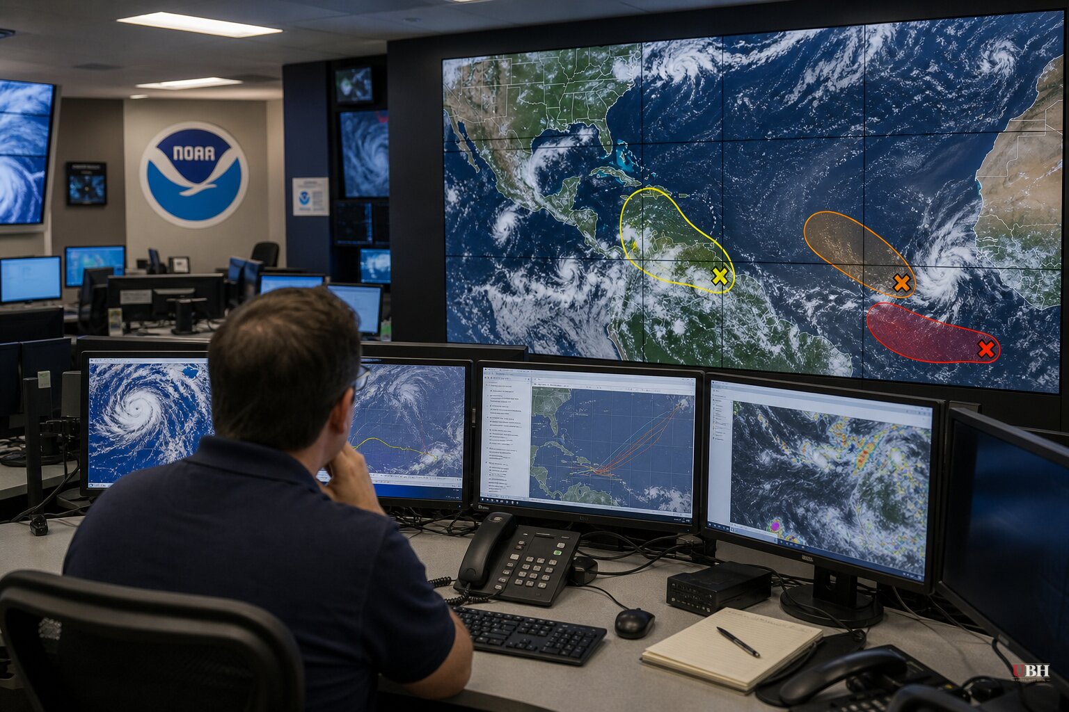 Hurricane Center Watches Three Atlantic Systems as Season Stays Well Below Normal