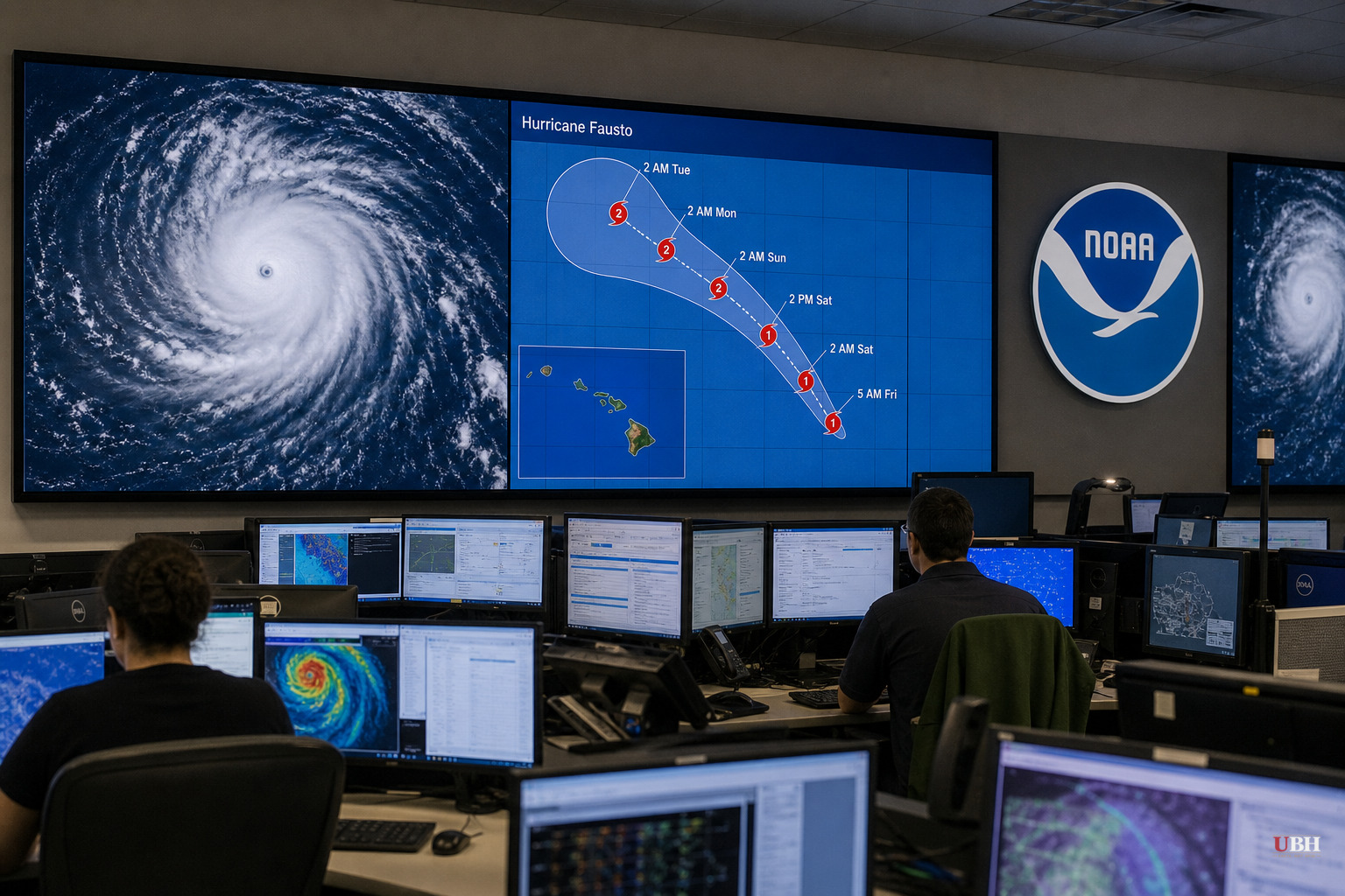 Hurricane Fausto Strengthens to Category 2, Track Points Toward Hawaii Early Next Week