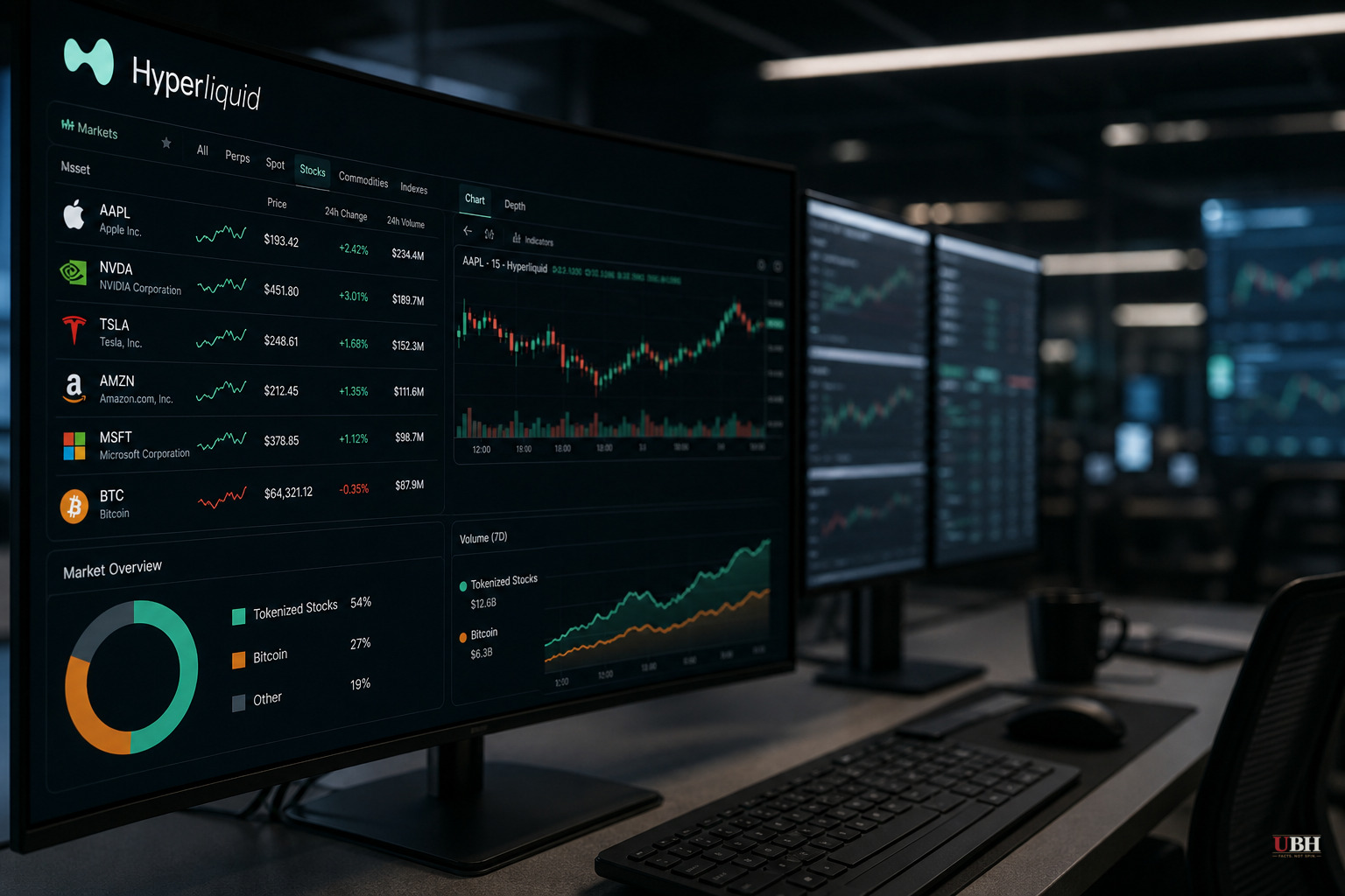 Hyperliquid's Tokenized Stocks Now Beat Bitcoin, But the Fee Take Is Shrinking 43%