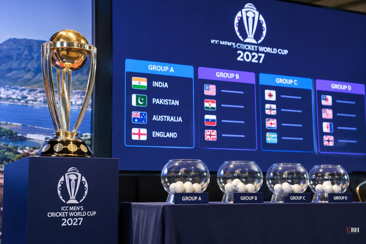 ICC Draws India, Pakistan and Australia Into Same 2027 World Cup Group