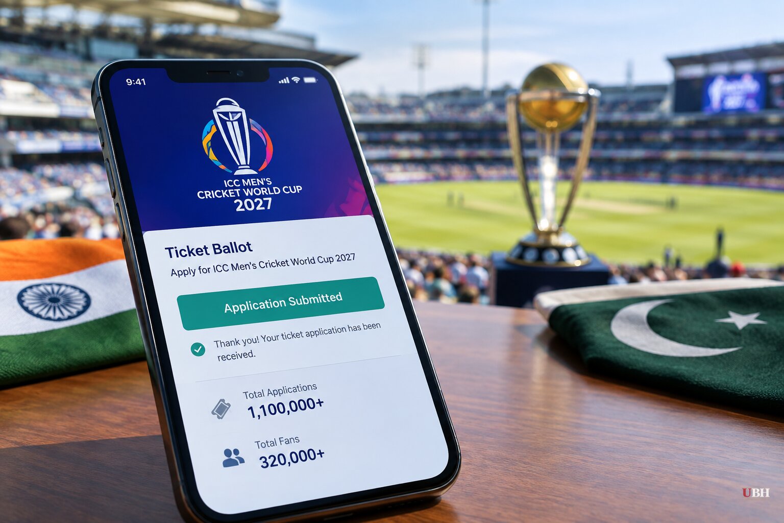ICC Says 1.1 Million World Cup 2027 Ticket Applications Filed in Five Days, India-Pakistan Match Leads Demand