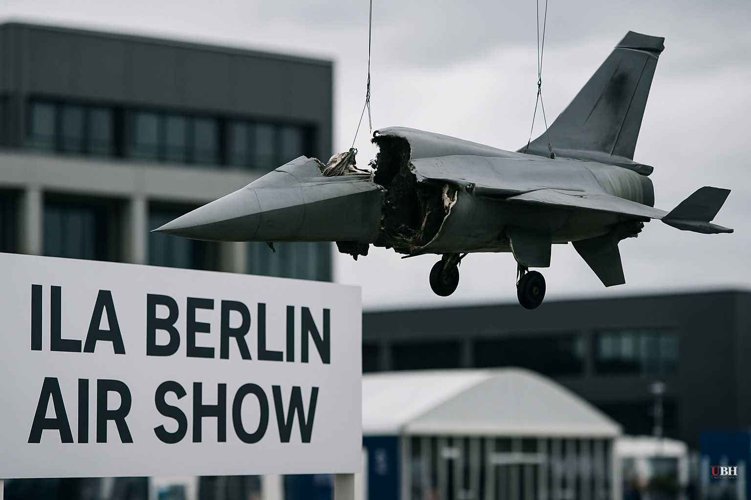 ILA Berlin Air Show Opens Day 1 With 750 Exhibitors, FCAS Wreckage Hanging Over the Venue