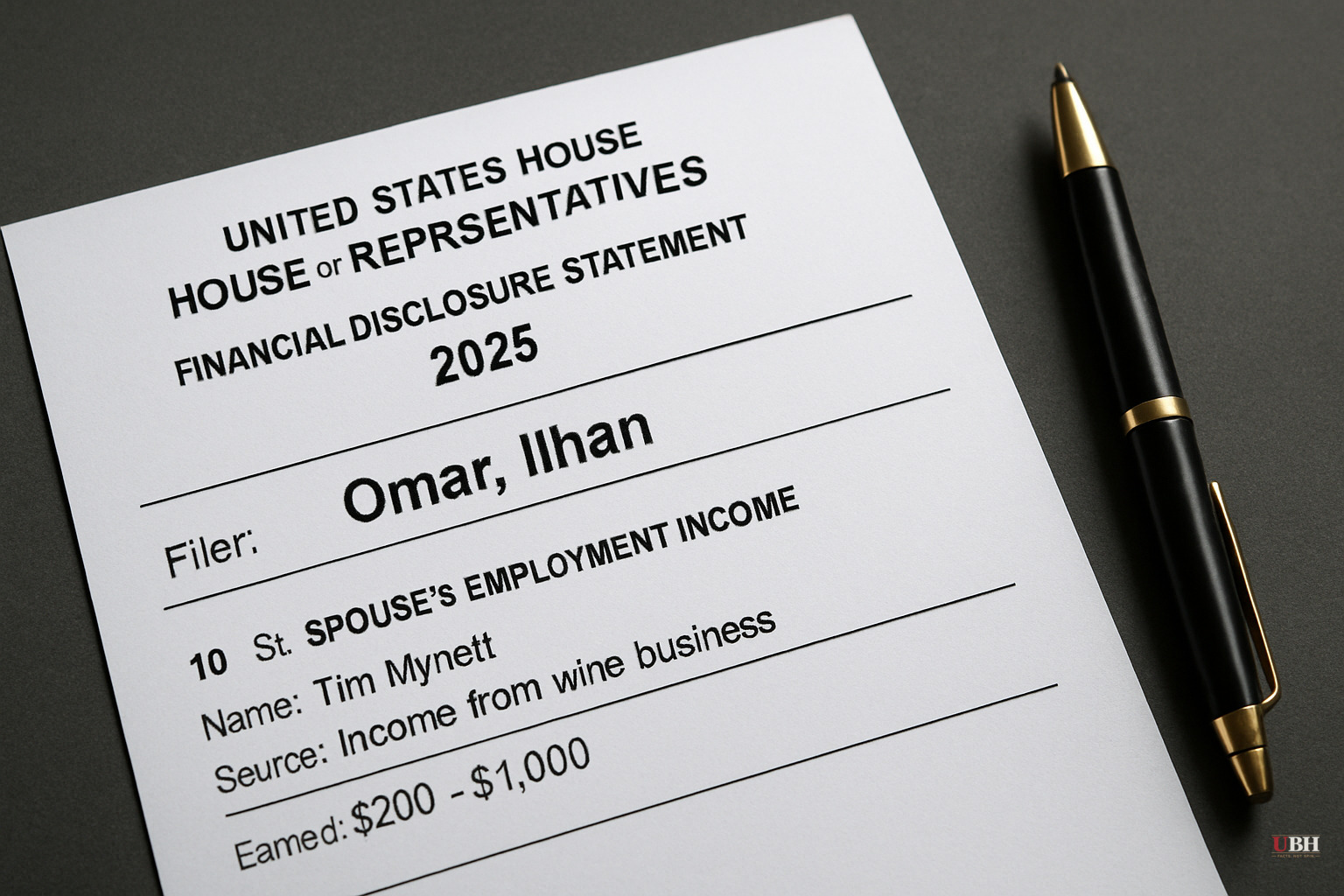 Ilhan Omar's 2025 Disclosure Shows Husband Earned as Little as $200, One Year After $30 Million Valuation