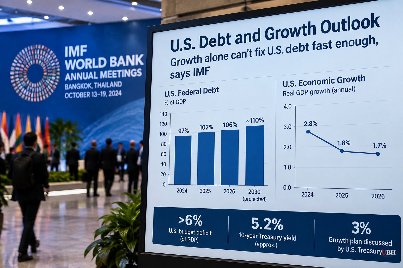 IMF Chief Georgieva Says Bessent's Growth Plan Can't Fix U.S. Debt Fast Enough