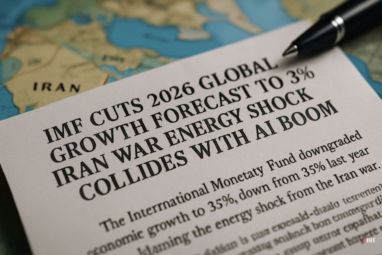 IMF Cuts 2026 Global Growth Forecast to 3% as Iran War Energy Shock Collides with AI Boom