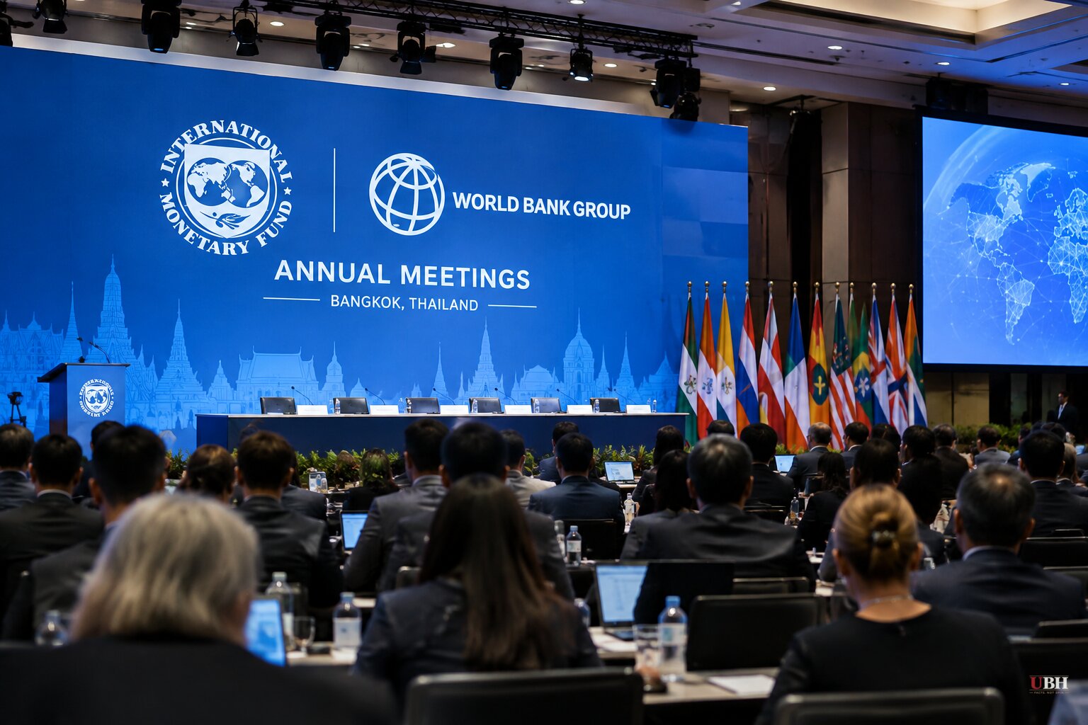 IMF Meetings in Bangkok Close With Warnings on Rich-World Debt, AI Valuations and Cyberattacks